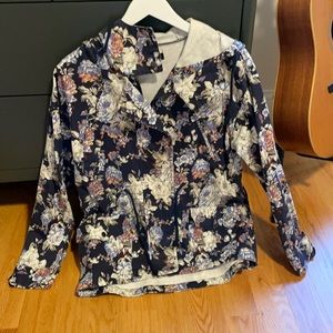 MARGOT || floral print utility jacket 🌸